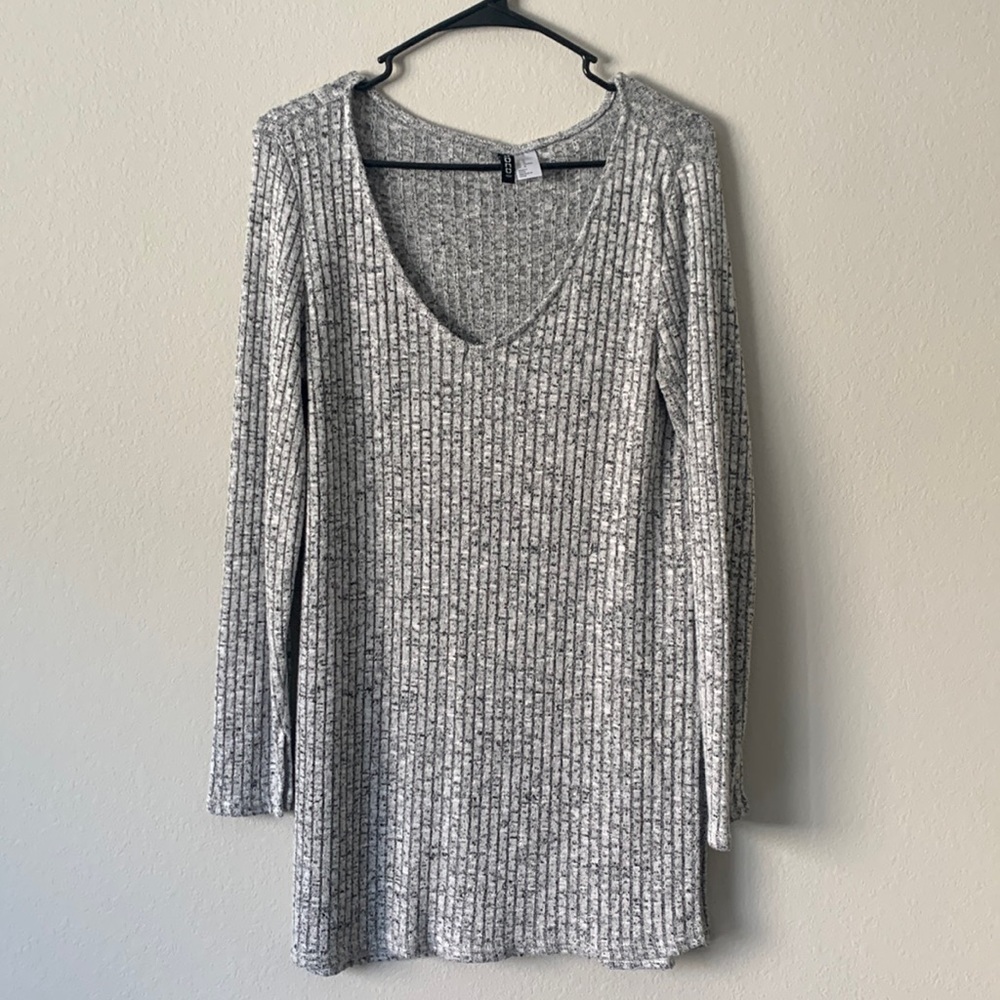 H&M Heather Grey Knit Sweater